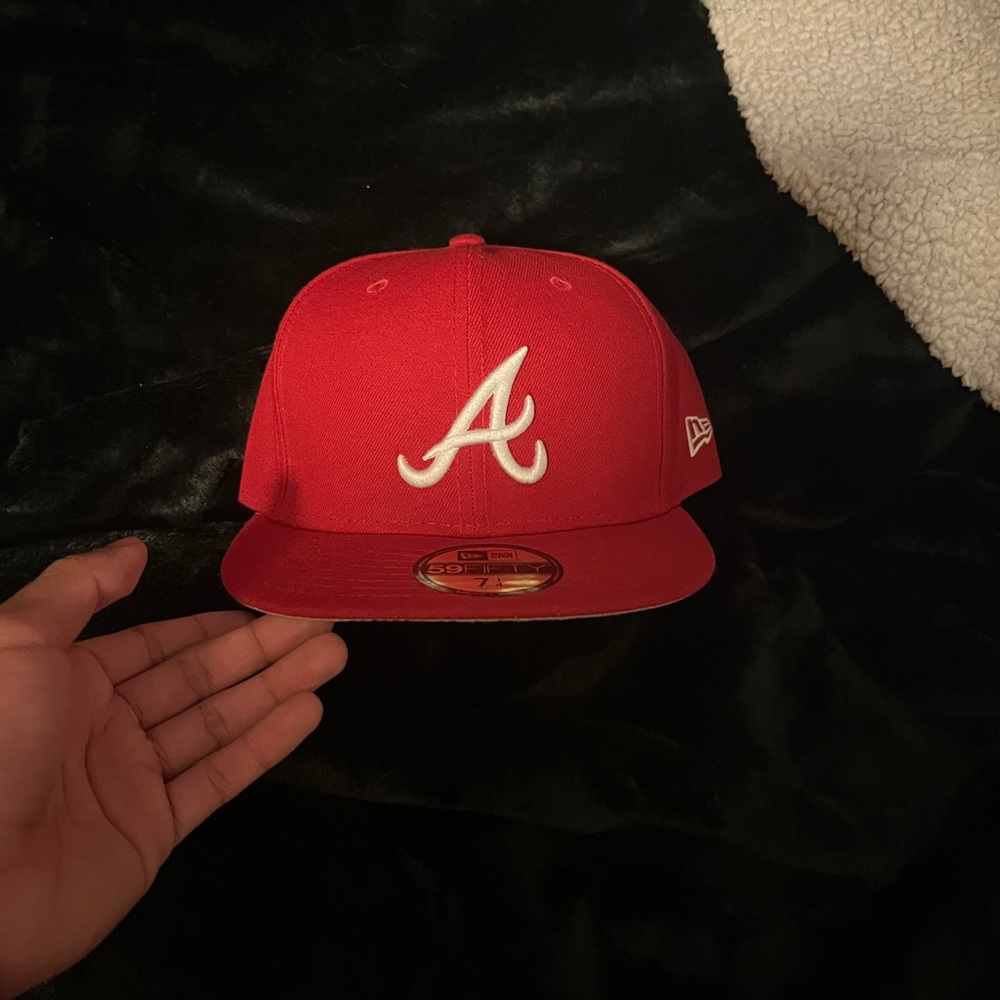 Red Fitted Hat